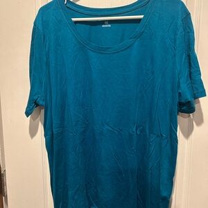 Eddie Bauer Woman’s Teal Crew Neck Casual Tee